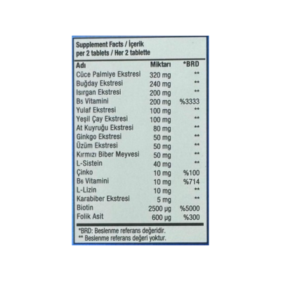 Orzax Ocean Capillus Men 60 Tablet Şampuan Hediyeli - 2