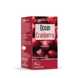 Orzax Ocean Cranberry Turna Yemişi Ekstresi 30 Tablet Takviye Edici Gıda - 2