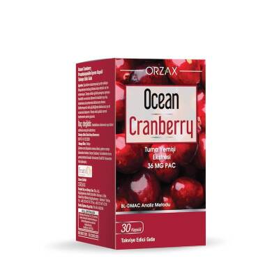 Orzax Ocean Cranberry Turna Yemişi Ekstresi 30 Tablet Takviye Edici Gıda - 2