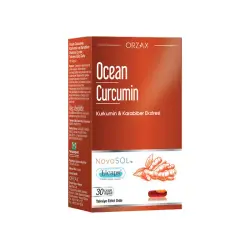 Orzax Ocean Curcumin & Karabiber Ekstresi 30 Kapsül - Orzax