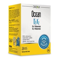 Orzax Ocean D3K2 Vitamin Damla 20 ml - 2