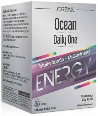 Orzax Ocean Daily One Energy 30 Tablet Takviye Edici Gıda - 2