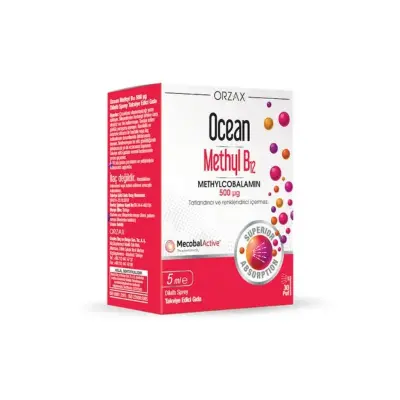 Orzax Ocean Methyl B12 Dilaltı Sprey 5 ml - 1