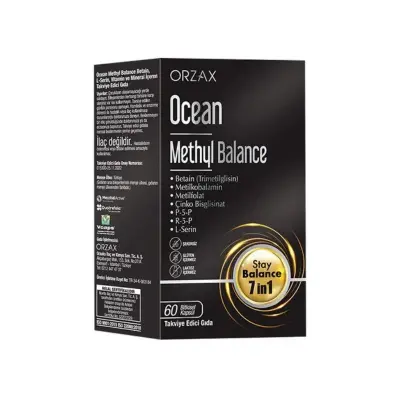 Orzax Ocean Methyl Balance 60 Bitkisel Kapsül - 1