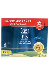 Orzax Ocean Plus Limon Aromalı Takviye Edici 100 Kapsül | Ekonomik Paket - 2