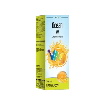 Orzax Ocean VM Portakal Aromalı Şurup 150 ml - 1
