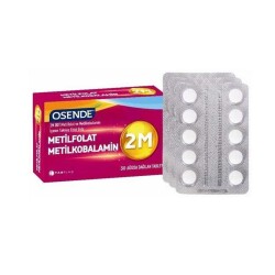 Osende 2M Metilfolat Metilkobalamin 30 Tablet - 2