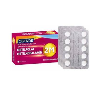 Osende 2M Metilfolat Metilkobalamin 30 Tablet - 2