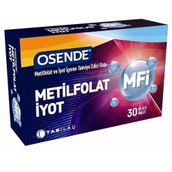 Osende MFİ Metilfolat + İyot içeren 30 Dil Altı Tableti - TAB İlaç
