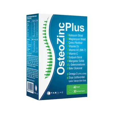 Osteozinc Plus 30 Yumuşak Kapsül + 60 Tablet - 1