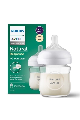 Philips Avent SCY930/01 Doğal Tepkili Cam Biberon 0+ Ay 120 ml - 2