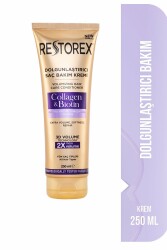 Restorex Collagen & Biotin Dolgunlaştırıcı Saç Bakım Kremi 250 ml - Restorex