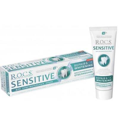 Rocs Sensitive Repair&Whitening Beyazlatıcı Diş Macunu 75ml - 2