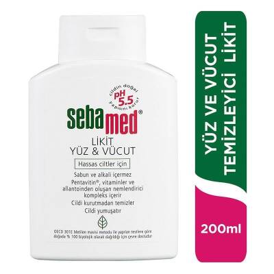 Sebamed Likid Yüz ve Vücut Temizleyici 200ml - 1