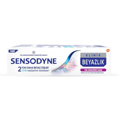 Sensodyne Klinik Beyazlık Diş Lekesine Karşı Diş Macunu 75 ml - 1