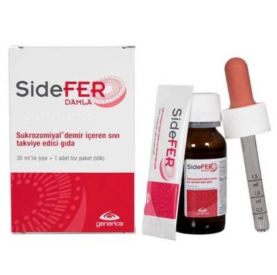 SideFer Damla Takviye Edici Gıda 30 ml Şişe - 2