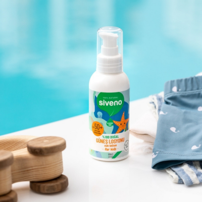 Siveno %100 Doğal Çocuklar Için Güneş Losyonu 100 ml - 3