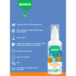 Siveno %100 Doğal Çocuklar Için Güneş Losyonu 100 ml - 4