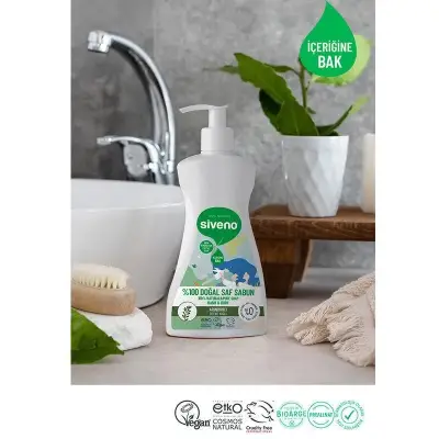 Siveno Defne Yağlı Doğal Sıvı Sabun 300 ml - 5