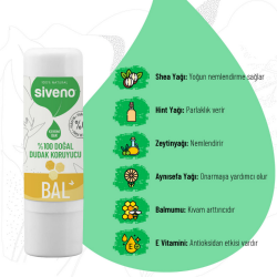 Siveno Doğal Dudak Koruyucu Bal 6 gr - 4