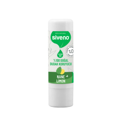 Siveno Doğal Dudak Koruyucu Nane & Limon 6 g - Siveno
