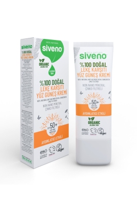Siveno Doğal Leke Karşıtı Spf50+ Yüz Güneş Kremi 30 ml - 3