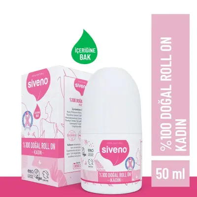 Siveno Doğal Roll-On Kadınlar İçin 50 ml - 3