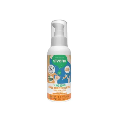 Siveno Doğal Tüm Aile için Güneş Losyonu Spf50+ 100 ml - 1