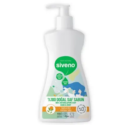 Siveno Portakal Yağlı Doğal Sıvı Sabun 300 ml - 1