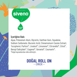 Siveno Roll-on Doğal Erkekler Için 50 ml - 3