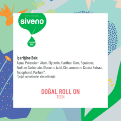 Siveno Roll-on Teen Doğal Kadınlar Için 50 ml - 3