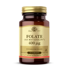 Solgar Folate (Metafolin) 400 Mcg 50 Tablet - Solgar