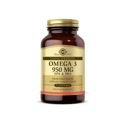 Solgar Omega 3 950mg 50 Yumuşak Kapsül - 1