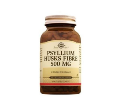 Solgar Psyllium Husks Fibre 500mg 200 Kapsül - 1