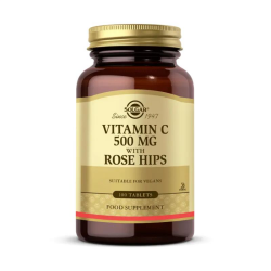 Solgar Vitamin C 500 mg with Rose Hips 100 Tablet - Solgar