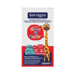 Sorvagen Grow & Brain Çocuklar İçin Takviye Edici Gıda 150 ml - Sorvagen