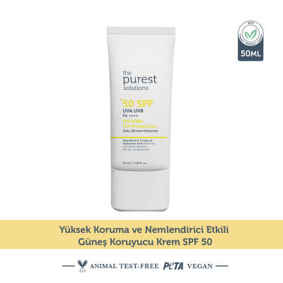 The Purest Solutions +50 SPF Invisible UV Protection Daily Ultimate Moisturizer 50 ml - 8