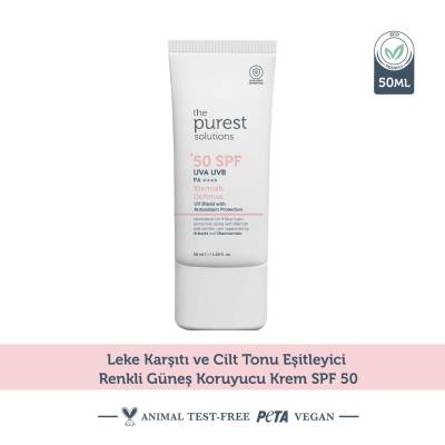 The Purest Solutions Lekeli Ciltler İçin Antioksidan Destekli Güneş Kremi SPF 50+ 50 ml - 2