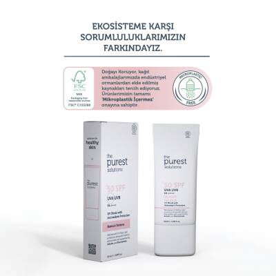 The Purest Solutions Lekeli Ciltler İçin Antioksidan Destekli Güneş Kremi SPF 50+ 50 ml - 6