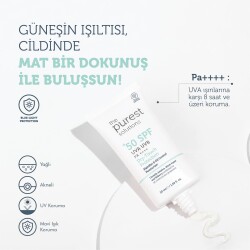 The Purest Solutions Yağlı Ciltler İçin Mat Bitişli SPF50+ Güneş Kremi 50 ml - 3