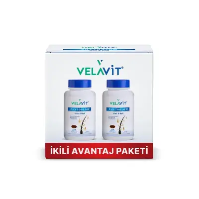 Velavit Phytoglow Hair & Nail 120 Softgel Capsules Avantajlı Paket - 1