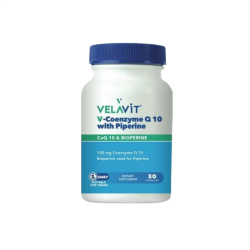 Velavit V-Coenzyme Q 10 with Piperine 30 Tablet - Velavit