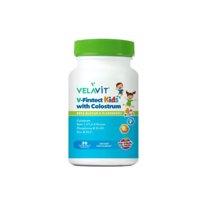 Velavit V-firstect Kids With Colostrum 30 Tablet - 2
