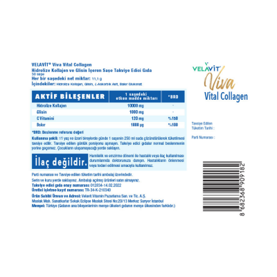 Velavit Viva Vital Collagen 30 Saşe - 2