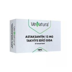 Venatura Astaksantin 12 Mg Takviye Edici Gıda 30 Yumuşak Kapsül - VeNatura