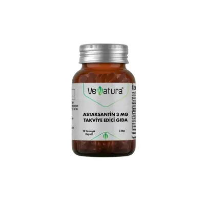 Venatura Astaksantin 3 mg 30 Yumuşak Kapsül - 1