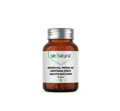 Venatura Betain HCL Pepsin ve Centiyana Kökü 90 Tablet - 1