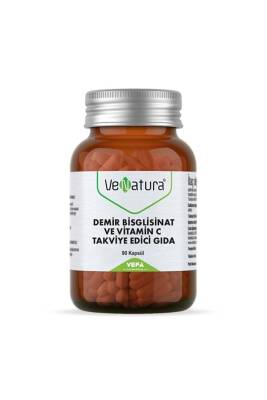 Venatura Demir Bisglisinat ve Vitamin C 90 Kapsül - 1