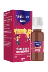 Venatura Kids Vitamin D3 400 IU Takviye Edici Gıda 20 ml - VeNatura