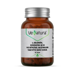 Venatura L-Arjinin, Koenzim Q10 ve Bitkisel Ekstreler Takviye Edici Gıda 60 Tablet - 2
